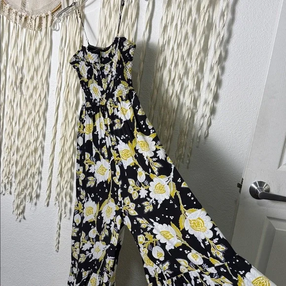 Free People Little Of Your Love Jumpsuit in Moonless Combo Size XS - Picture 6 of 14